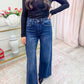 High Rise Full Wide Leg Jean