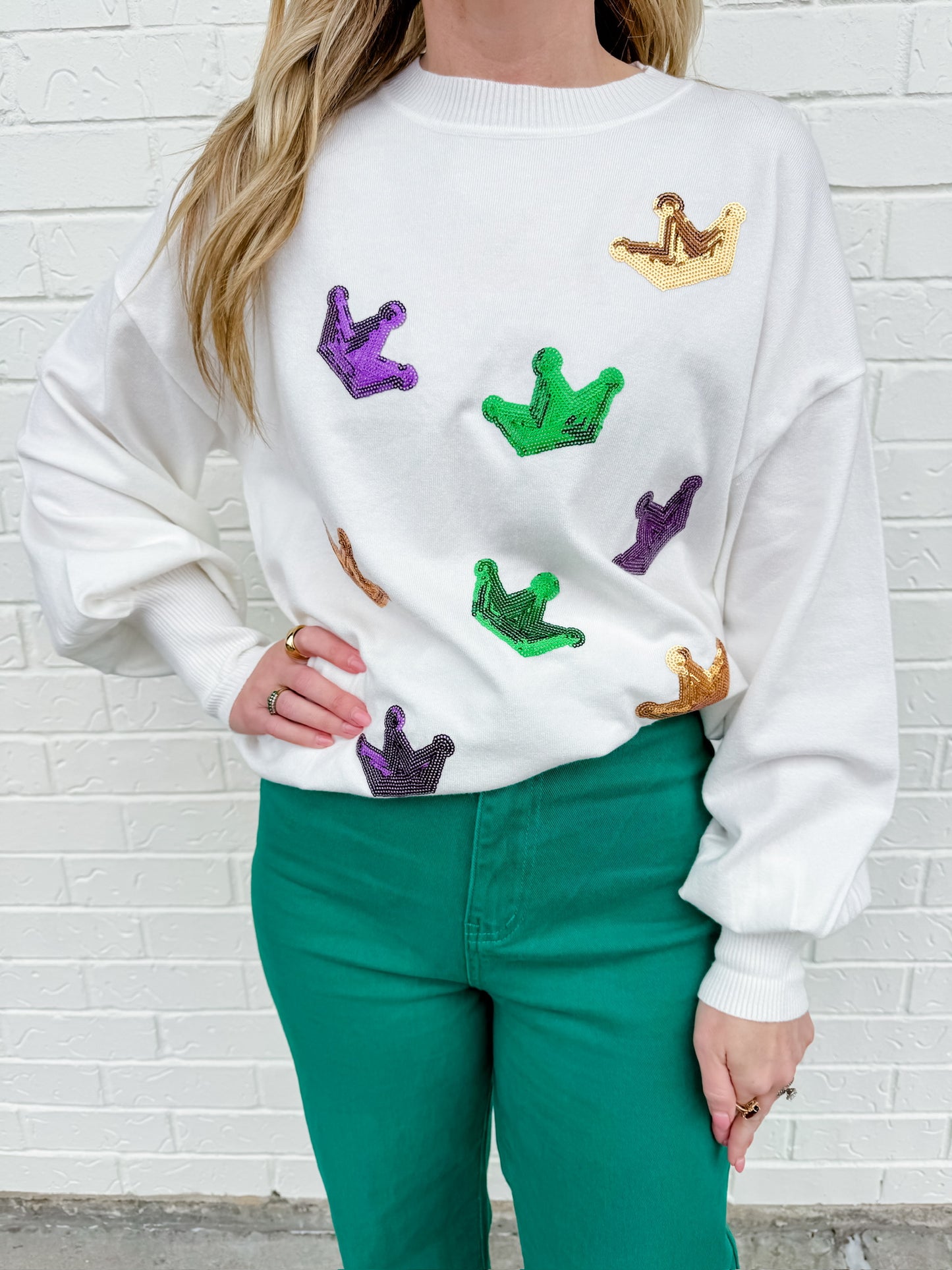 Mardi Crown Knit Sweater