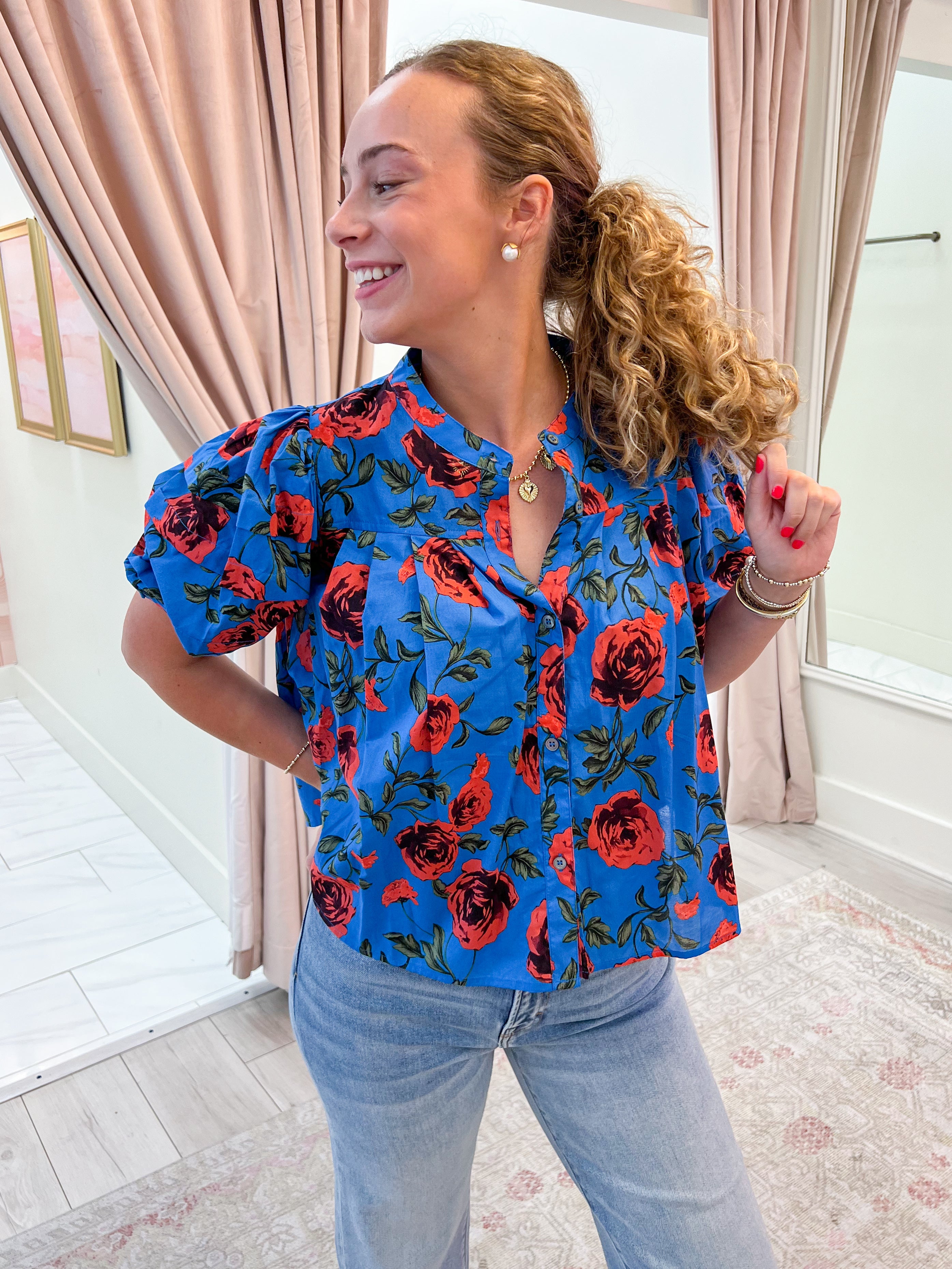 Candy tunic blouse Mimosa リテンLiten