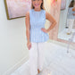 JBD Scissor Cut Wide Leg Optic White