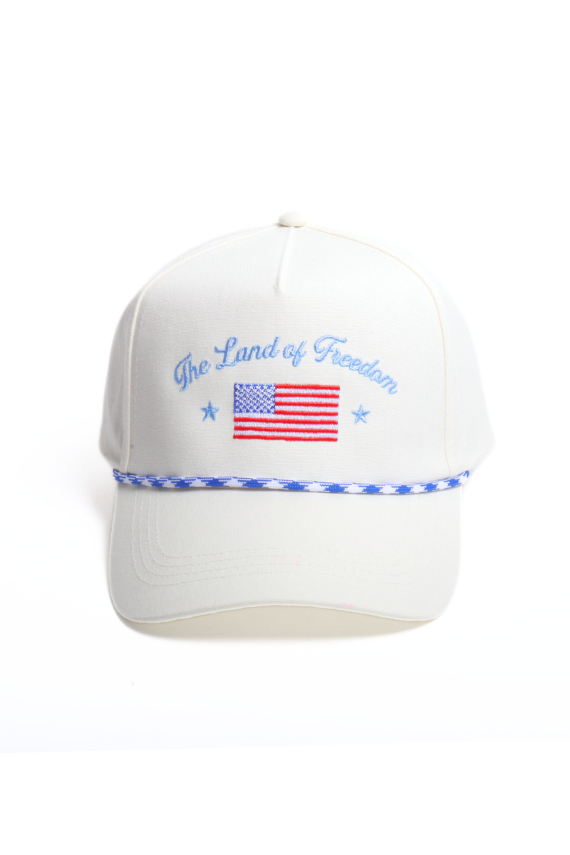 The Land of Freedom Embroidery Cap