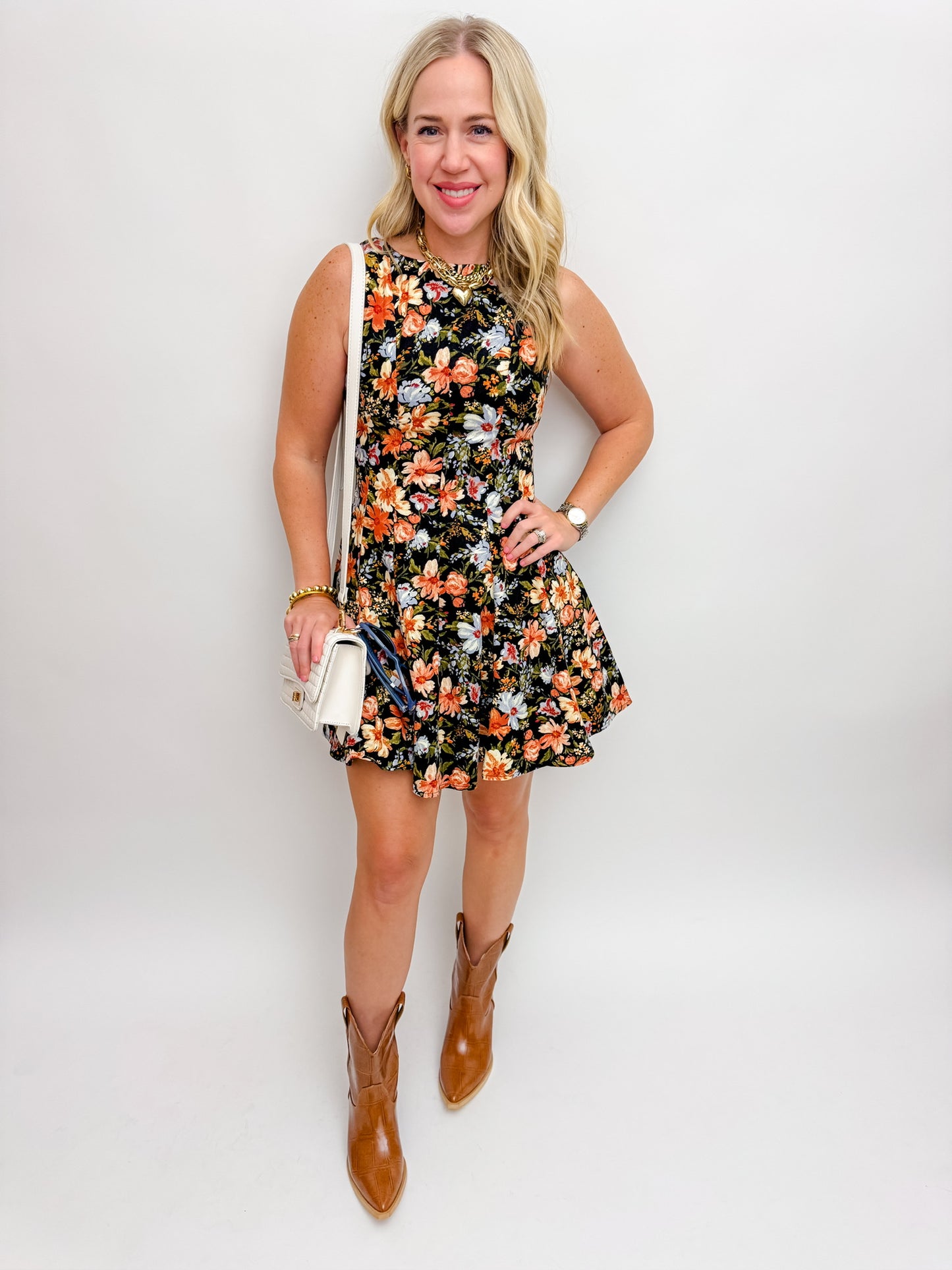 Linda Floral Mini Dress