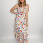 Painted Blooms Tiered Maxi Dress