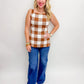 Gia Gingham Knit Top