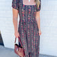The Cornelia Maxi Dress Onyx Garden