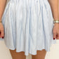 Aria Linen Pleated MIni Skirt