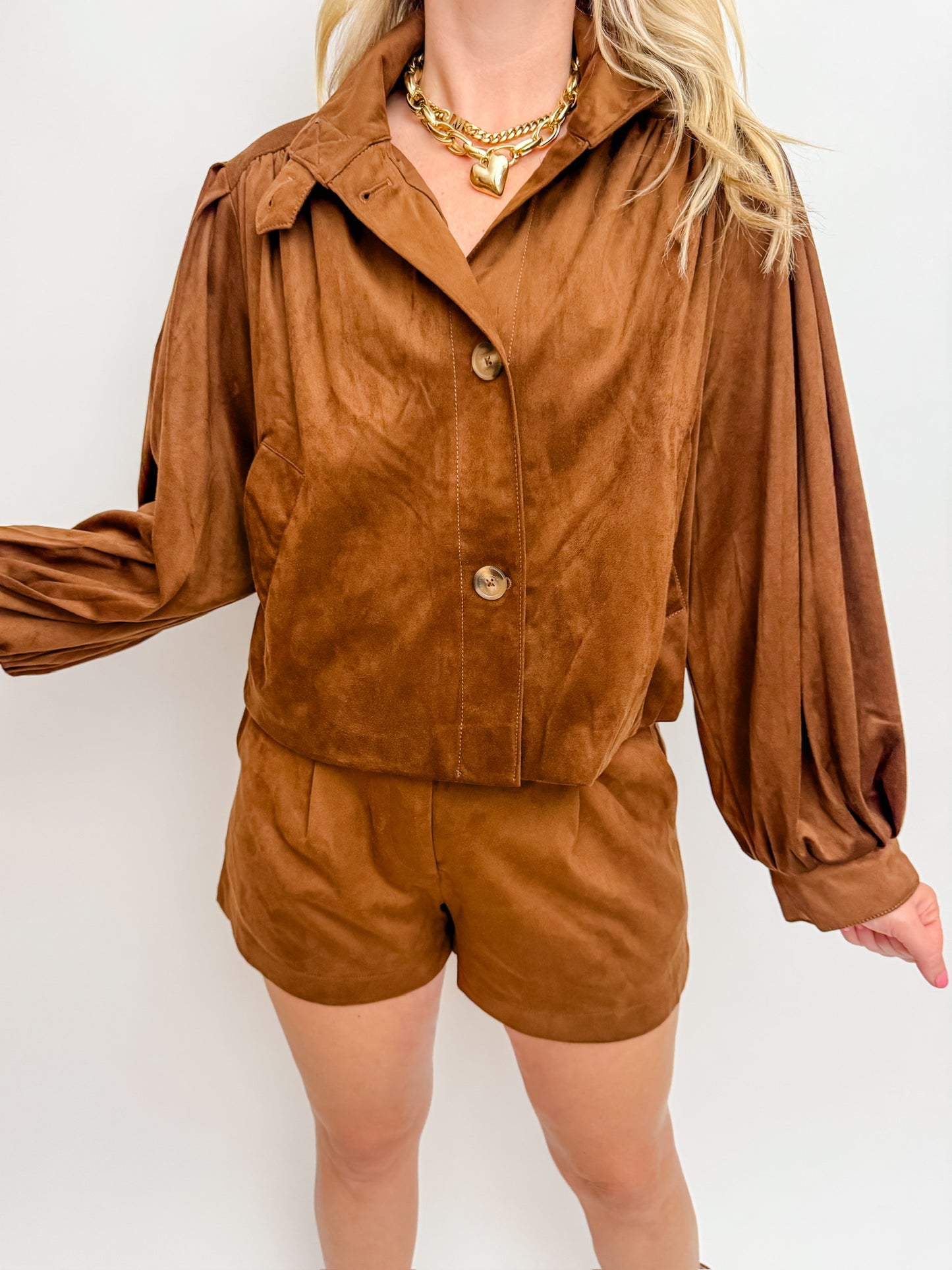 Deirdra Suede Jacket