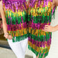 Mardi Gras Spangled Fringe Dress