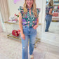 Ella High Rise Wide Straight Jean
