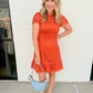 Kayla Flutter Sleeves Lace Mini Dress
