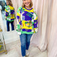 Checkered Mardi Gras Icon Sweatshirt