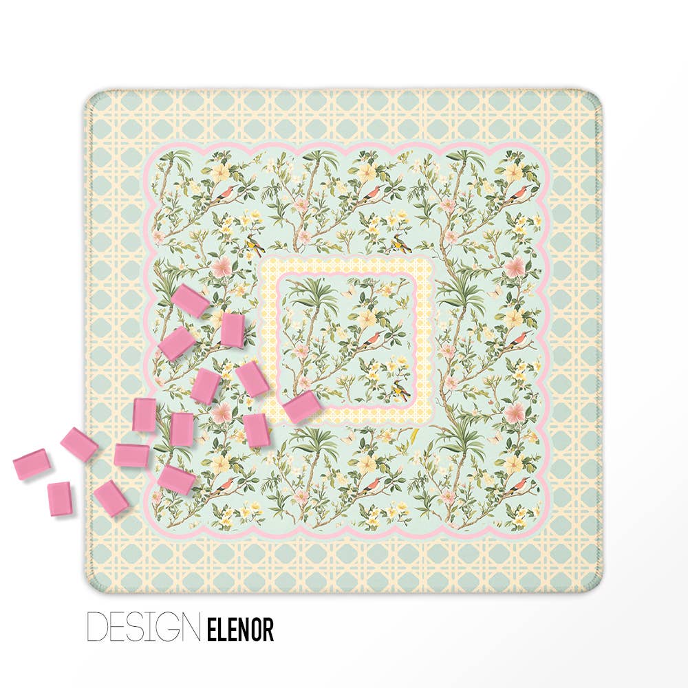 Neoprene Mahjong Mat Spring Collection