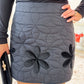 Fleeting Floral Quilted Mini Skirt