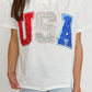 Beaded USA Tee