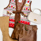 Western Vintage Front Tie Sweater Vest