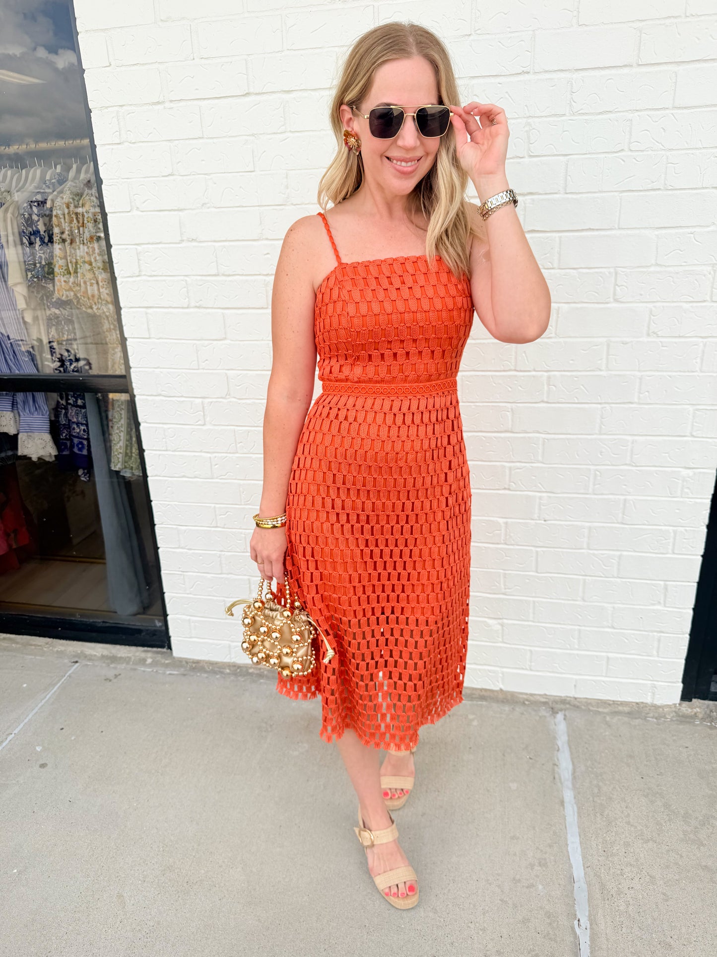 Karson Lace Midi Dress