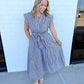 Coastal Strip Maxi Dress