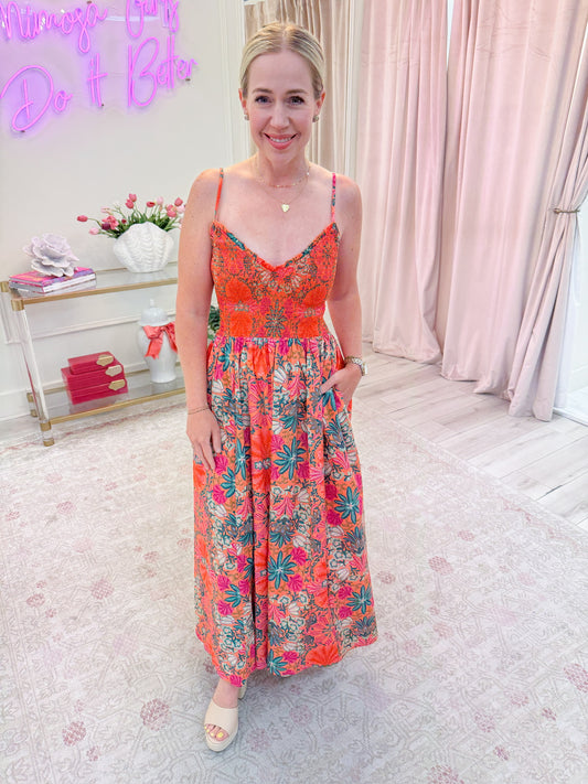 Alix Floral Maxi Dress
