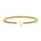 4mm Stretch Breaded Bracelet w/ Cross