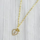 Gemelli Pearl Heart Necklace