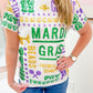 Sequin All Things Mardi Gras Tee