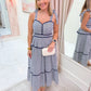 Azure Terrace Maxi Dress