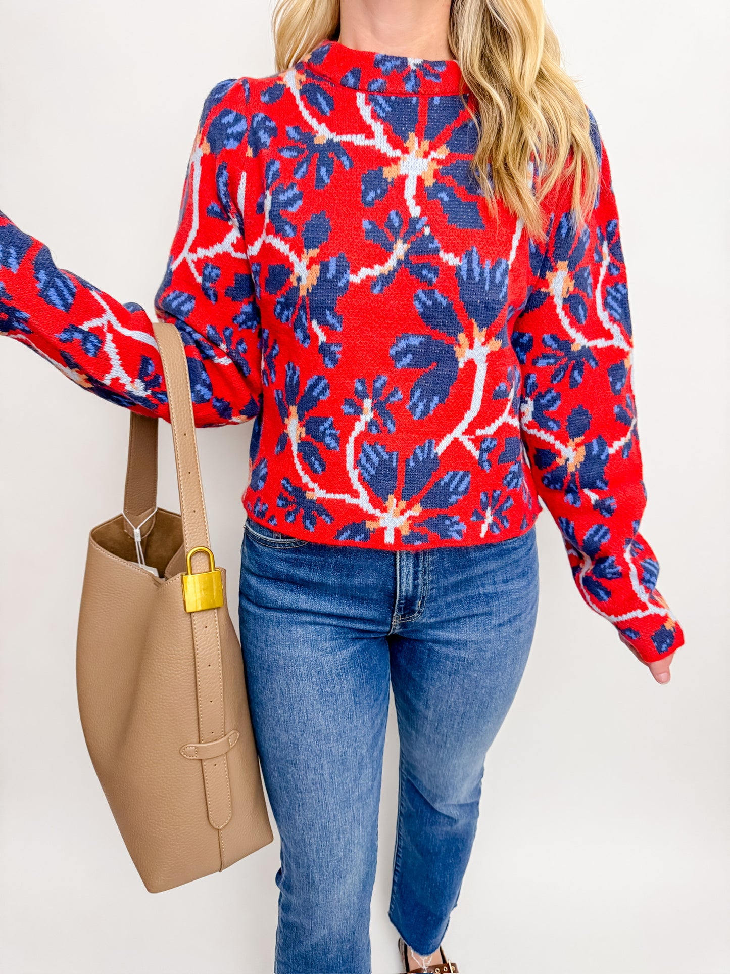 Frosted Petals Sweater