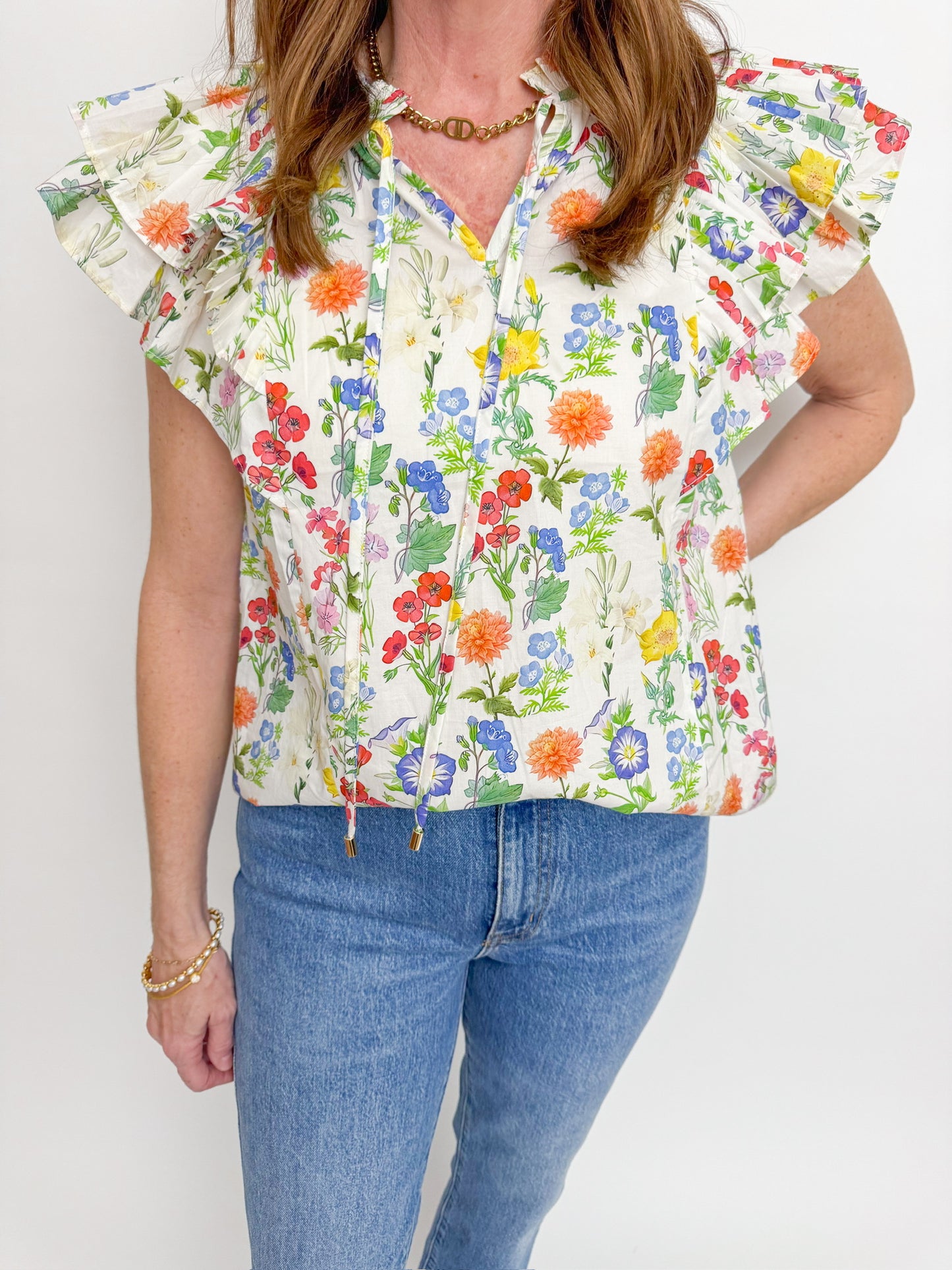 Mary Jane Floral Blouse