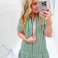 Sicily Stripe Mini Dress