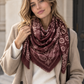 Paisley Quadrant Print Large Scarf