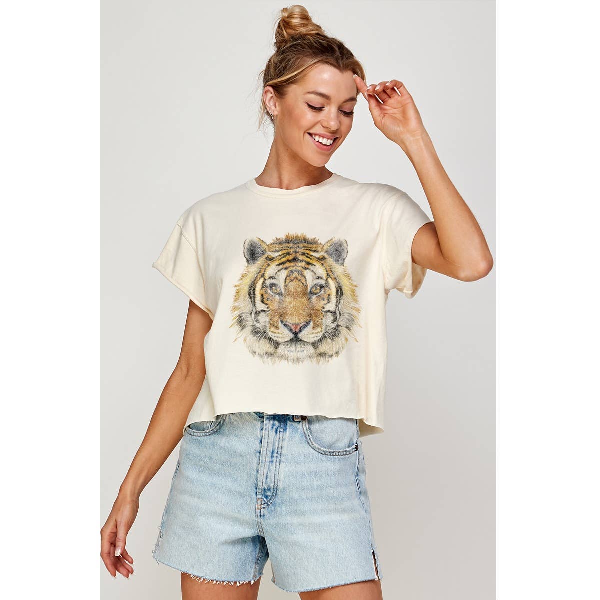 Tiger Vintage Graphic Top