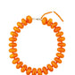 Bailey Chunky Beaded Necklace-Orange