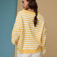 Blush Stripe Crewneck Sweater