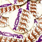 Geaux - Cream - Game Day Button