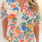 Floral Denim Pocket Top