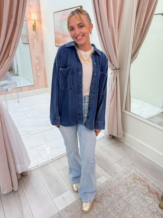 ZS All Day Knit Denim Jacket