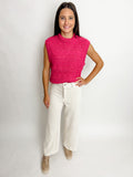 Iris Pointelle Sweater Vest