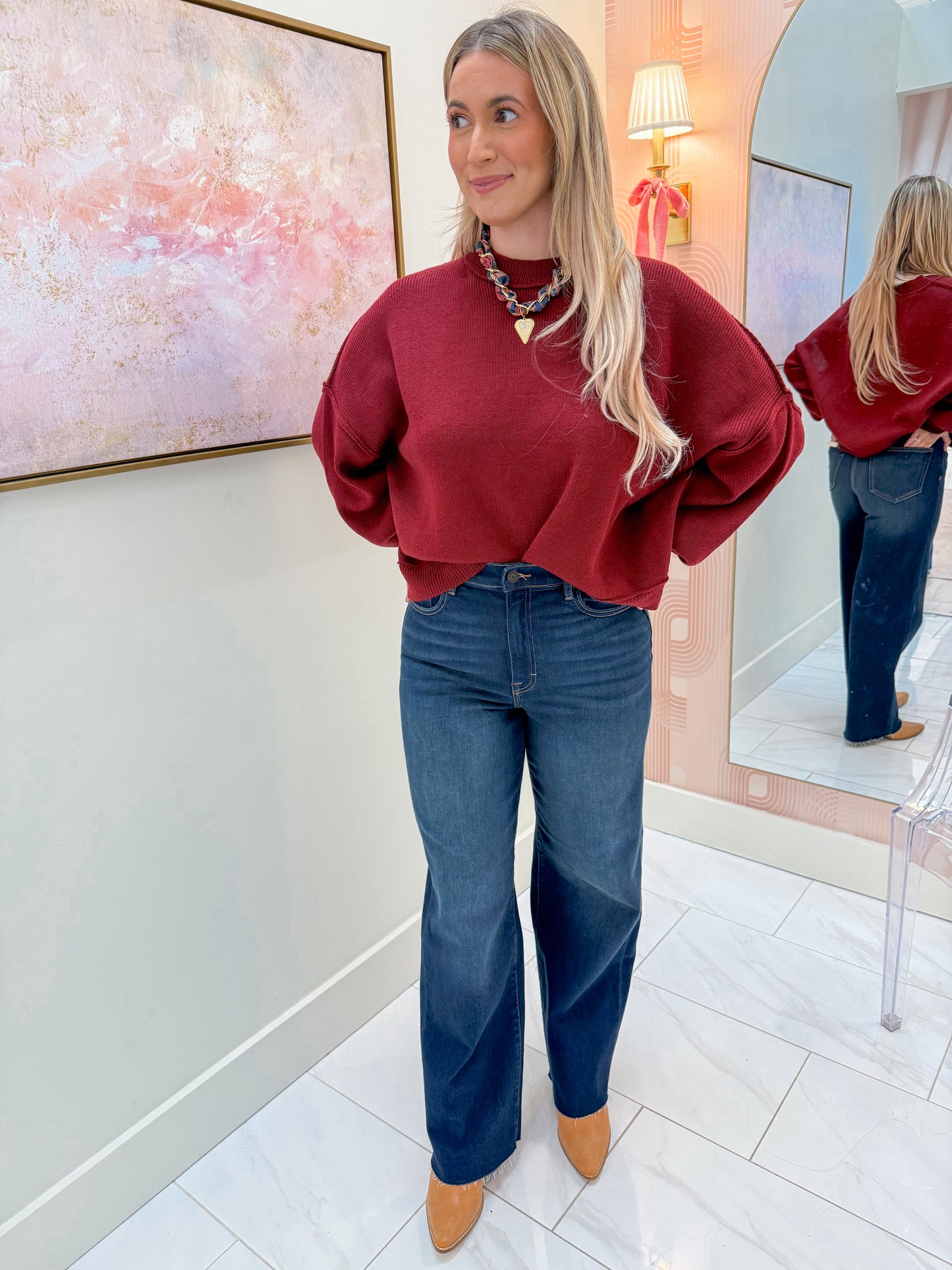 Everyday Balloon Sleeve Sweater