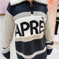 Weston Half Zip Pullover Apres Stripe Knit