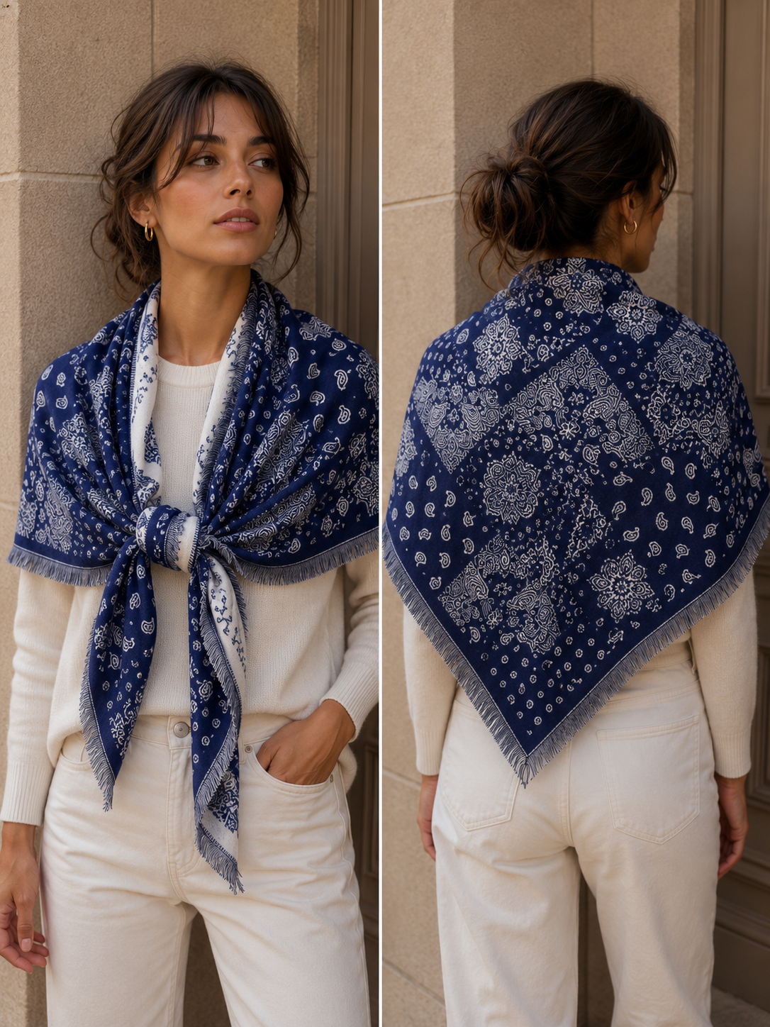 Paisley Triangle Scarf