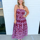 Rosy Heirloom Midi Dress
