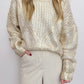 Fools Gold Cable Knit Sweater