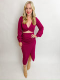 Kismet Twist Front Knit Top