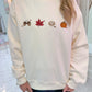 Cozy Fall Embroidered Sweatshirt