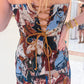 Bronco Tapestry Strapless Mini Dress