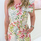 Rosey Glow Jacquard One Shoulder Midi Dress
