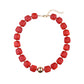 Preston Chunky Beaded Necklace - Red