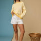 Blush Stripe Crewneck Sweater