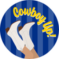 Cowboy Up Game Day Button