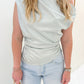 Secret Place Asymmetrical Satin Top